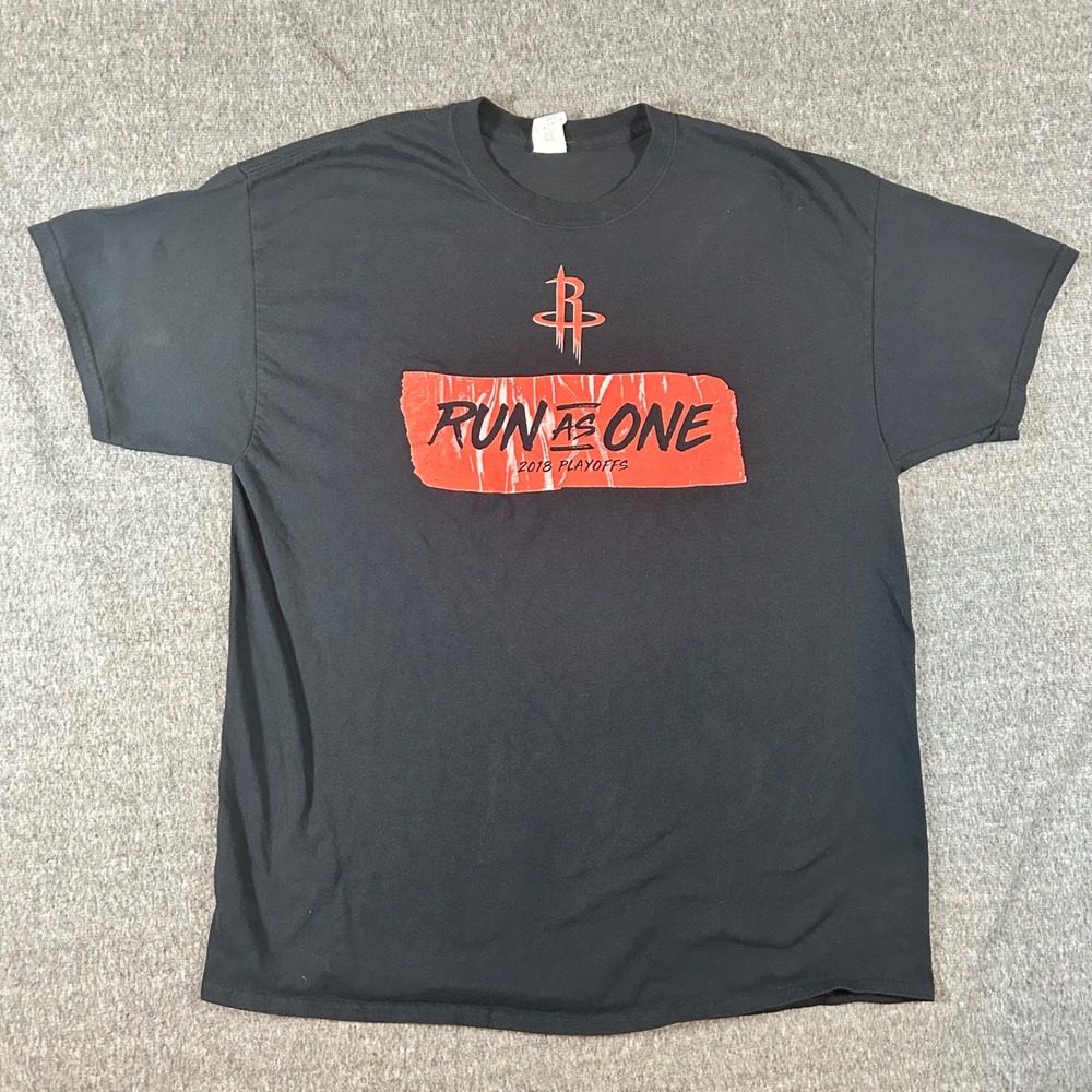 Houston Rockets Run As One Playoffs Graphic Tee‎ Mountain Dew Hit Mens XL 2018